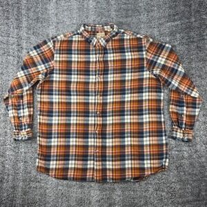 Red Head‎ Brand Co Men's 2XL Flannel Shirt Plaid Long Sleeve Button Up Shirt